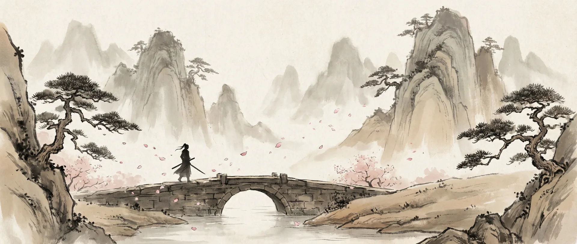 探花郎 - 瘦猴探花 水墨江湖背景